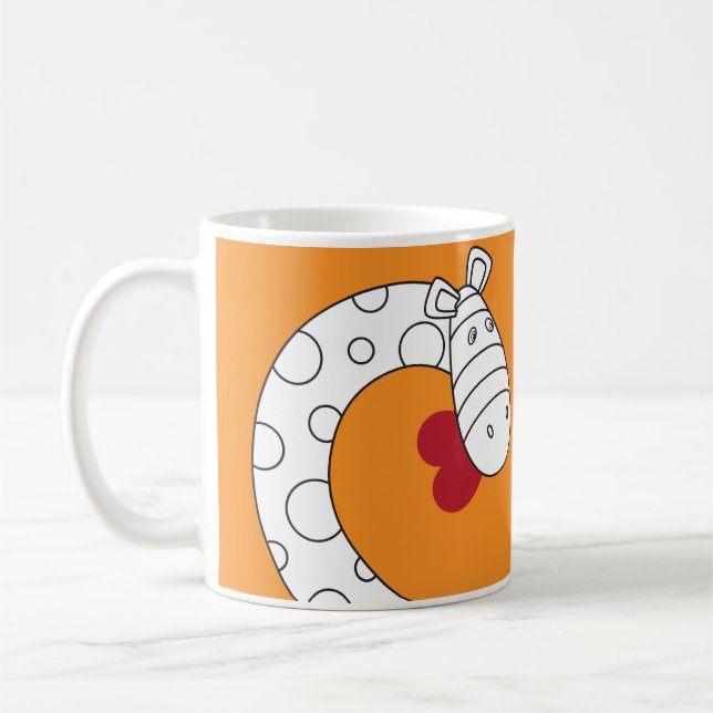 Taza De Café Impossimals® puro - naranja blando (Izquierda)