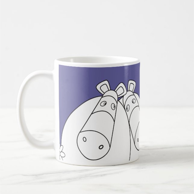 Taza De Café Impossimals® puro - púrpura perfecta (Izquierda)