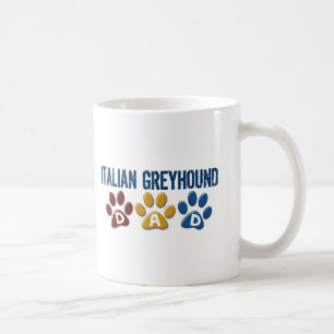Taza De Café Impresión 1 de la pata del papá del perro de agu