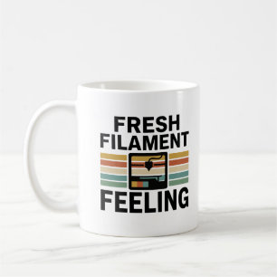 Taza De Café Impresión 3D de First Filament Estilo Retro 
