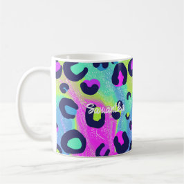 Taza De Café Impresión arcoiris colorida