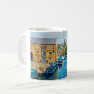 Taza De Café Impresión artística de estilo vintage de la cuenca