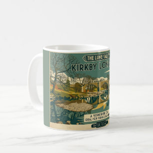 Taza De Café Impresión artística del valle Retro Lune Kirkby Lo