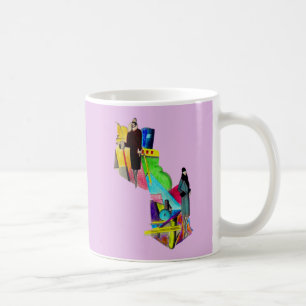 Taza De Café Impresión artística femenina de los años 1930