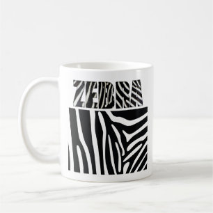 Taza De Café Impresión de animales de cebra Fuzzy Express®