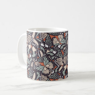 Taza De Café Impresión de animales de mariposa monarca