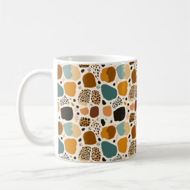 Taza De Café Impresión de animales de moda en el leopardo de la (Izquierda)