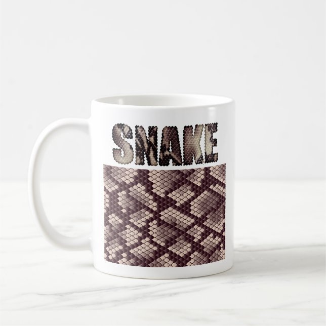 Taza De Café Impresión de animales de serpiente Fuzzy Express® (Izquierda)