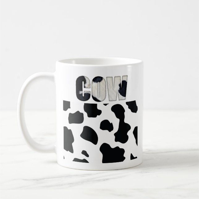 Taza De Café Impresión de animales de vaca difusa Express® (Izquierda)