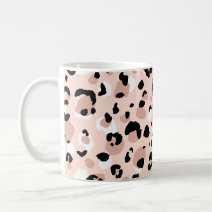 Taza De Café Impresión de animales leopardos abstractos moderno