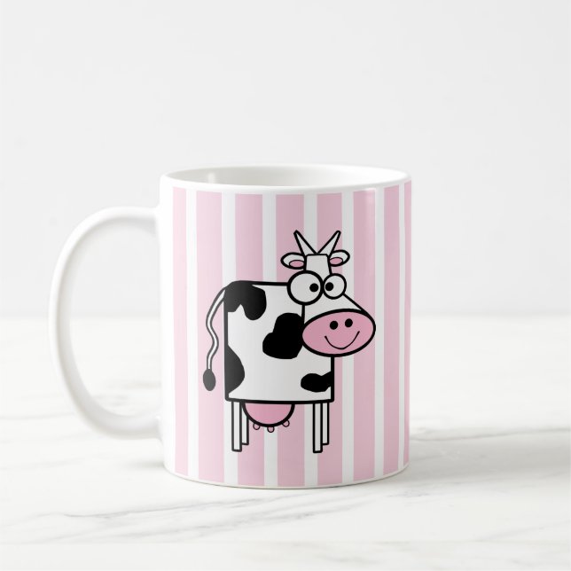 Taza De Café Impresión de animales sonrientes para vacas (Izquierda)
