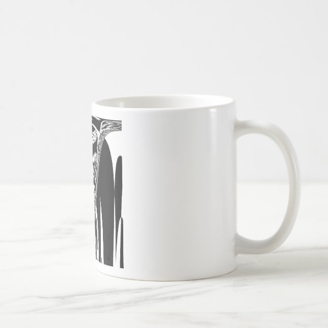 Taza De Café Impresión de arte abstracto africano (Derecha)