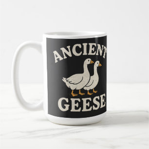 Taza De Café Impresión de arte con estética retro de gansos ant