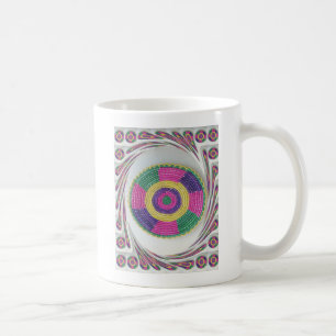 Taza De Café Impresión de arte con remolinos
