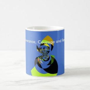 Taza De Café Impresión de arte de diseño de vectores para mujer