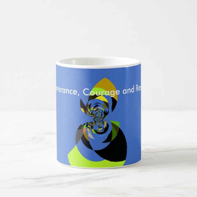 Taza De Café Impresión de arte de diseño de vectores para mujer (Centro)