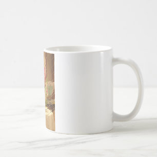 Taza De Café Impresión de Arte de Flores Reflejadas