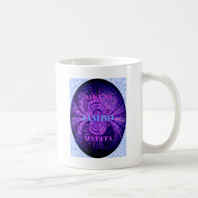 Taza De Café Impresión de arte de Hakuna Cósmica (Derecha)