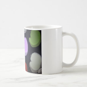 Taza De Café Impresión de arte de lunares con patrón moderno co