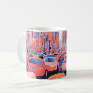 Taza De Café Impresión de arte de pared de coches americanos cl