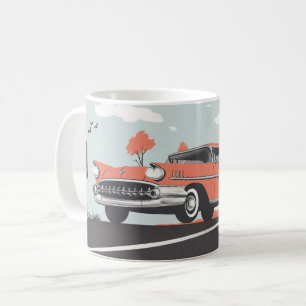 Taza De Café Impresión de arte de pared de coches americanos cl