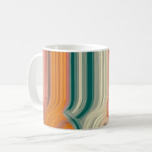 Taza De Café Impresión de Arte de Pared de Formas Geométricas y