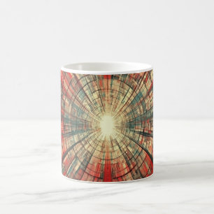 Taza De Café Impresión de Arte de Pared de Formas Geométricas y