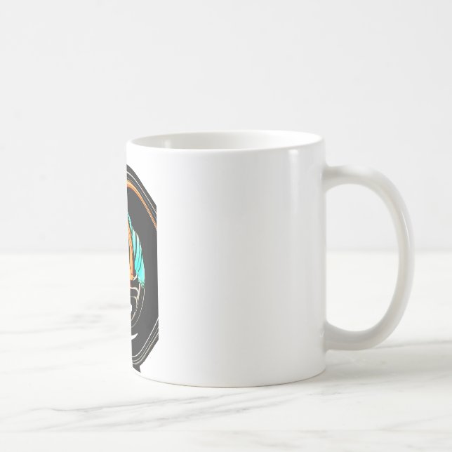Taza De Café Impresión de arte de patrones tradicionales africa (Derecha)