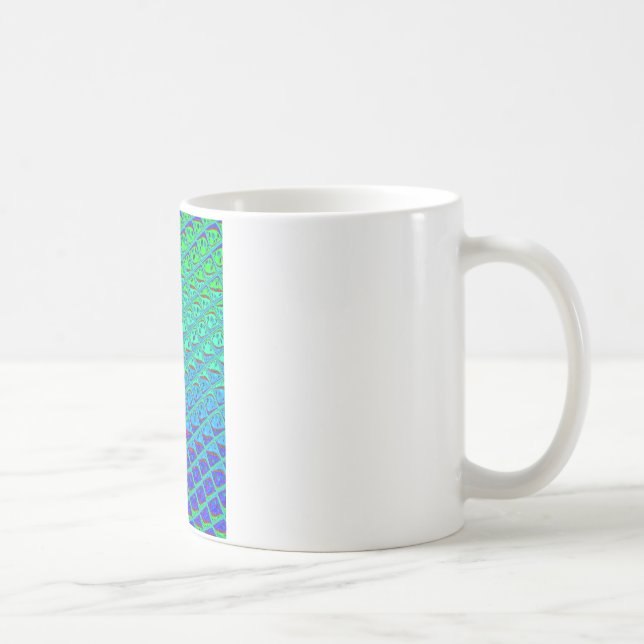 Taza De Café Impresión de arte en el estilo de la sirena azul i (Derecha)