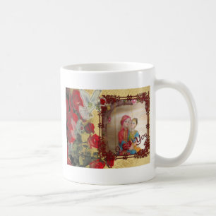 Taza De Café Impresión de Arte Gráfico de Retrato de Muñeca de