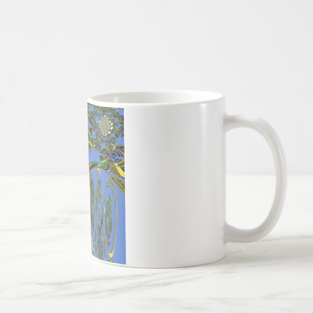 Taza De Café Impresión de arte irlandés con diseño abstracto de (Derecha)