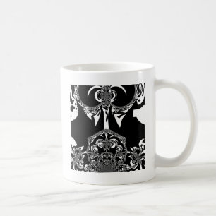 Taza De Café Impresión de arte negro y blanco en África