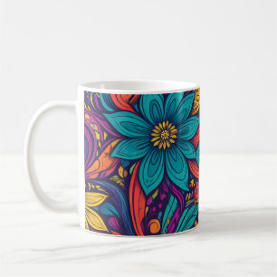 Taza De Café Impresión de arte pop floral