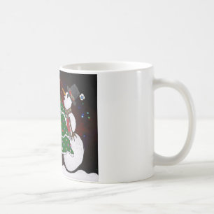 Taza De Café Impresión de arte sorpresa para Snowman Tree Chris