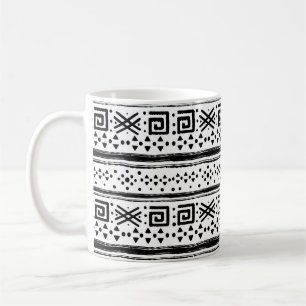 Taza De Café Impresión de arte tribal de Boho étnico