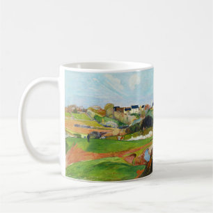 Taza De Café Impresión de arte vintage del paisaje de Gauguin e