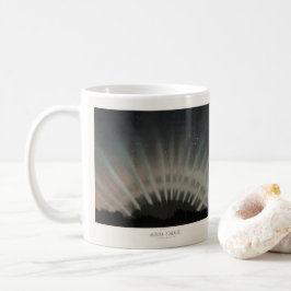 Taza De Café Impresión de Aurora Borealis, Trouvelot, 1881, res