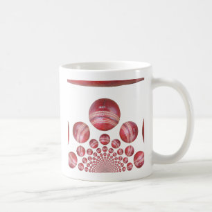 Taza De Café Impresión de bolas de cricket para aficionados al