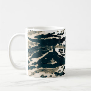 Taza De Café Impresión de cebra de edad avanzada. Impresión de