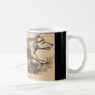 Taza De Café impresión de cerdos de animales de granja del sigl