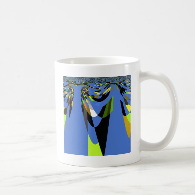 Taza De Café Impresión de dibujos animados con motivos tribales (Derecha)