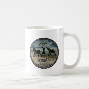 Taza De Café Impresión de elefantes africanos
