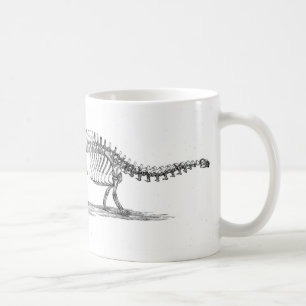 Taza De Café Impresión de la antigüedad del dinosaurio del