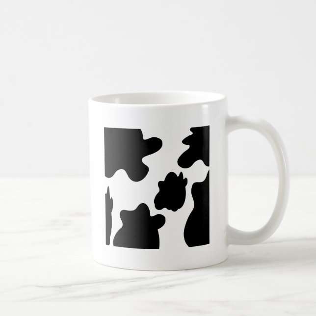 Taza De Café Impresión de la vaca (Derecha)