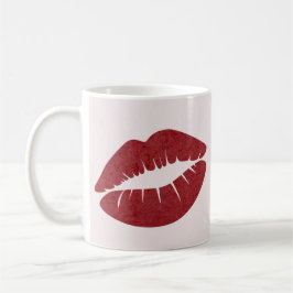 Taza De Café Impresión de labios rojos para El día de San Valen