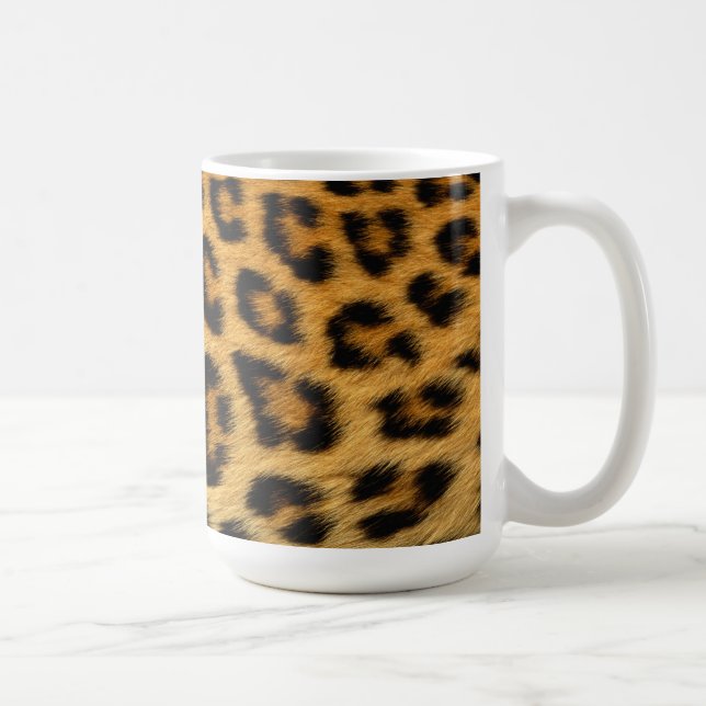 Taza De Café Impresión de leopardo (Derecha)