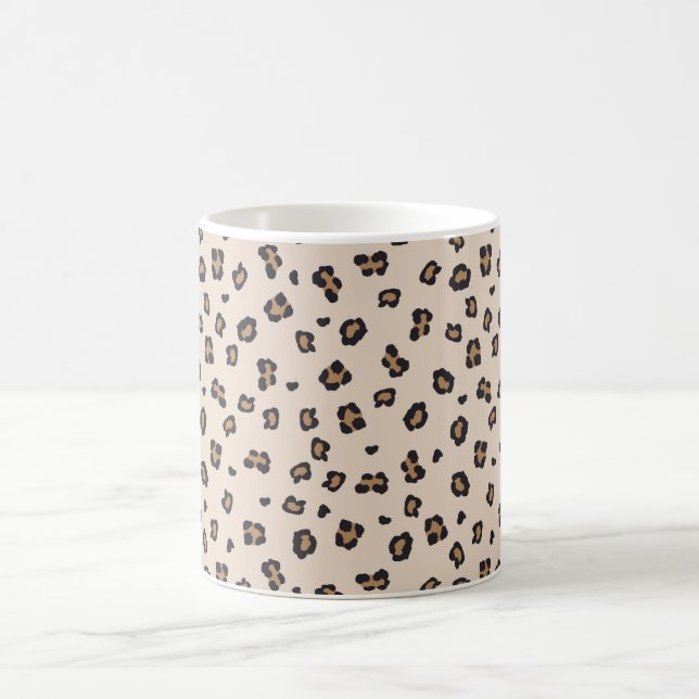 Taza De Café Impresión de leopardo clásico (Centro)