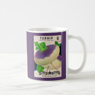 Taza De Café Impresión de paquetes de semillas de los años 50
