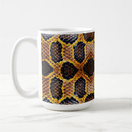 Taza De Café impresión de piel de serpiente anaconda
