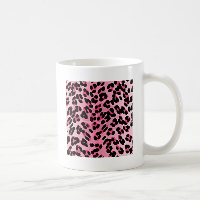 Taza De Café Impresión de queso rosa rosado de RAB Rockabilly (Derecha)